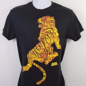Animal Planet Tiger Small T Shirt Show Black Small